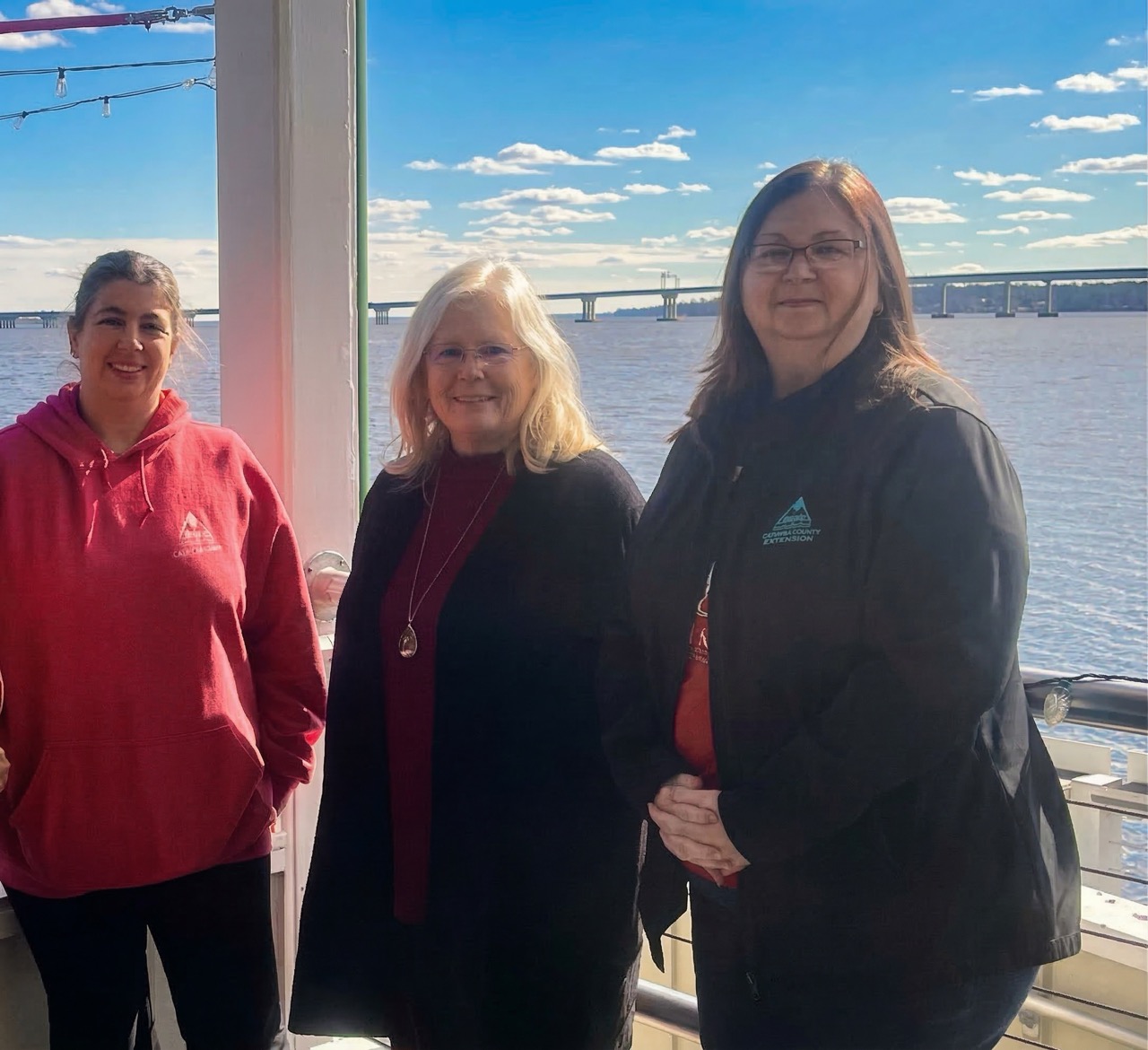Kayla, Renee, and Connie (from left to right)