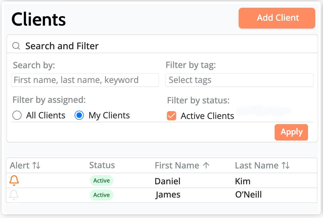Notehouse frontline work screenshot