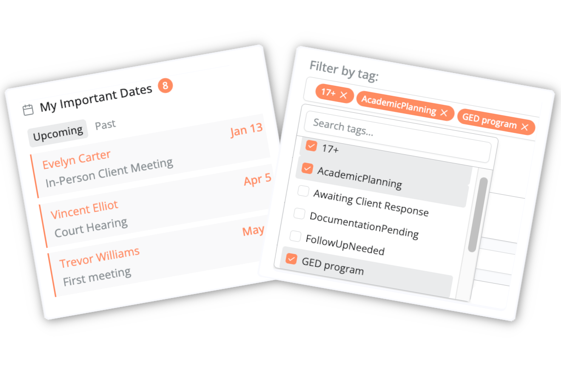 Notehouse deadline tracking